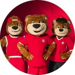 FC Bayern Maskottchen Berni, Mia & Ben